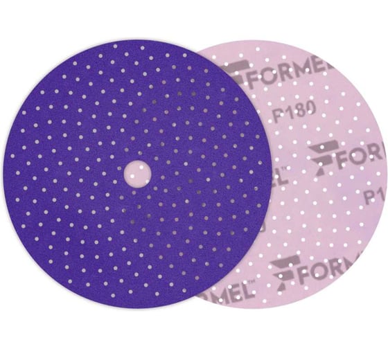 Диск CERAMIC PLUS FORMEL 150 мм, 50 отв., MULTIHOLES, Р180 (упак 50 шт) 93812230180 1