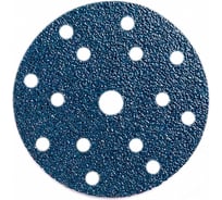 Шлифовальный круг Long Abrasive ZP311F (цирконий) 150мм на липучке, 15 отверстий, Р180 (100 штук) 3134183320-100