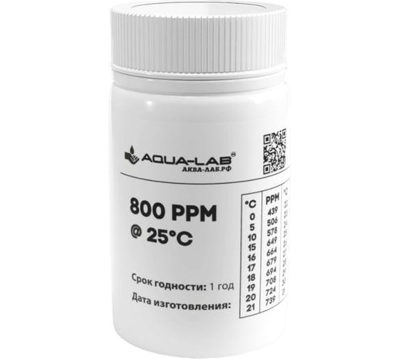 Раствор калибровочный для TDS электродов (55 мл; 800 PPM) AQUA-LAB-800PPM-55