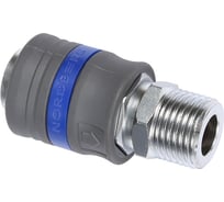 Разъем NORDBERG мама быстросъемный - резьба M1/2, с пластиковой муфтой NPF24P