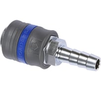 Разъем NORDBERG мама быстросъемный - елочка диам. 12 мм, с пластиковой муфтой NPF12P
