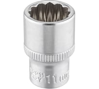 Головка 12-гранная Forsage 11мм, 1/4 (к-т 10шт) F-52911/к-т 10шт/(63158)