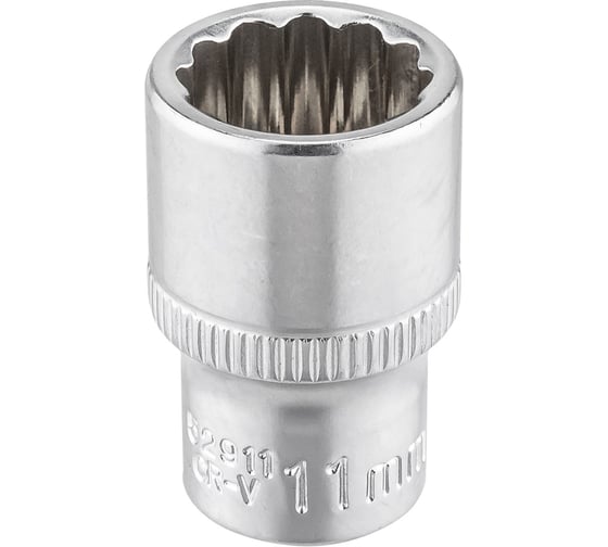 Головка 12-гранная Forsage 11мм, 1/4 (к-т 10шт) F-52911/к-т 10шт/(63158) 1