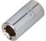 Переходник для бит FASTER TOOLS 1/4 квадрат - шестигранник 4309/ FT200-01 1