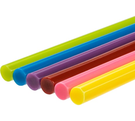 Стержни клеевые универсальные цветные Алмаз (6 шт; 7х100 мм) TDM ELECTRIC SQ1024-0508