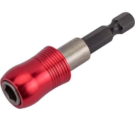 Адаптер магнитный для бит Quick Holder (60 мм; 1/4) Novocraft QBH060140RED