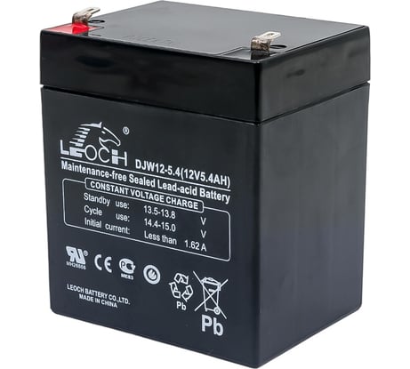 Аккумулятор для ИБП Leoch DJW12-5.4 12В, 5.4 Ач УТ-00001268