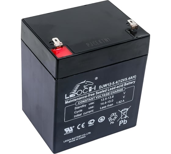 Аккумулятор для ИБП Leoch DJW12-5.4 12В, 5.4 Ач УТ-00001268
