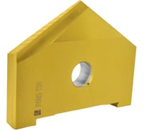 Сверло перовое (пластина) 120 Р6М5(M2) по металлу TiN 2000-1274 ГОСТ 25526-82 Русский Инструмент ri.157.482