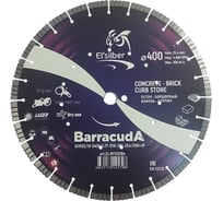 Диск алмазный Elsilber 1A1RSS/W D400-3.2T-12W-28S-25.4/20H+1P BarracudA EL-RY1201Bs
