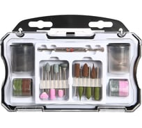 Набор оснастки для гравера Deli (102 шт) DH-ZMT04-EH1 хвостовик 3.2мм, пласт. кейс 213391