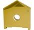 Сверло перовое (пластина) 54 Р6М5К5(M35) по металлу TiN 2000-1238 ГОСТ 25526-82 Русский Инструмент ri.157.443 1