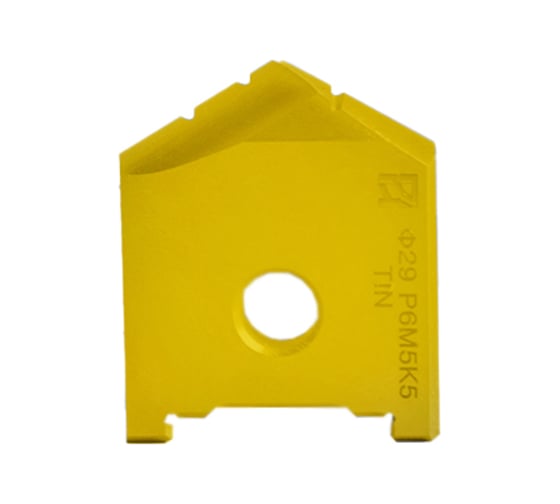 Сверло перовое (пластина) Русский Инструмент 29 Р6М5К5(M35) по металлу TiN 2000-1209 ГОСТ 25526-82 ri.157.418 1