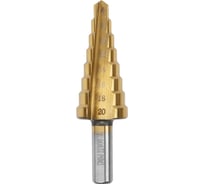 Сверло ступенчатое HORTZ 6-20 ст.8 нитрид титан (dхв=8.0, Р6М5) (6,8,10,12,14,16,18,20) 1159172