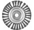 Корщетка дисковая Diamond Industrial 180 х 22.2 мм жесткая крученая проволока 0.5 мм DIDSHH18022 1