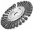 Корщетка дисковая Diamond Industrial 180 х 22.2 мм жесткая крученая проволока 0.5 мм DIDSHH18022 5