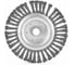 Корщетка дисковая Diamond Industrial 200 х 22.2 мм жесткая крученая проволока 0.5 мм DIDSHH20022 1