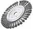Корщетка дисковая Diamond Industrial 200 х 22.2 мм жесткая крученая проволока 0.5 мм DIDSHH20022 5