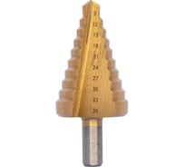 Сверло ступенчатое Diamond Industrial 9-36 мм 10 ступеней HSS-TIN DIDSS936