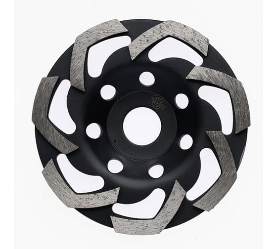 Чашка алмазная Diamond Industrial 125х22.23 Segmented BOOMERANG Black Version DIDCH125BBL 1