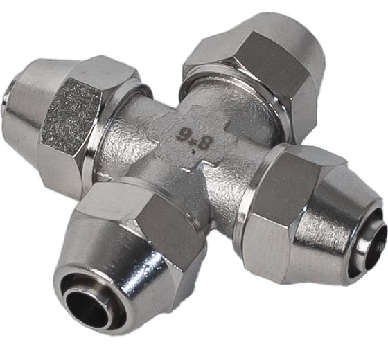 Фитинг латунный компрессионный NBPT SM-Z0806-0, 1шт 74187 1