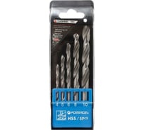 Набор сверл по металлу (5 шт; 4/5/6/8/10 мм) в пластиковом футляре Forsage 19779 F-DBS05 19829728