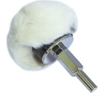 Насадка полировальная хлопковая полусфера на дрель (50 мм; хвостовик 6 мм) в блистере Forsage 49138 F-PSP50M