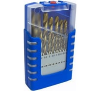 Набор сверл по металлу (19 шт; 1-10 мм; HSS TIN) в пластиковом футляре Forsage 49098 F-924U19