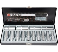 Набор головок глубоких (14 шт; 1/2"; 11-17/19/21-24/27/30 мм) в кейсе Forsage 8220 F-4143-5