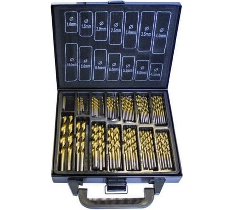 Набор сверл по металлу (99 шт; 1-10 мм; HSS) в кейсе Forsage 49101 F-924U99