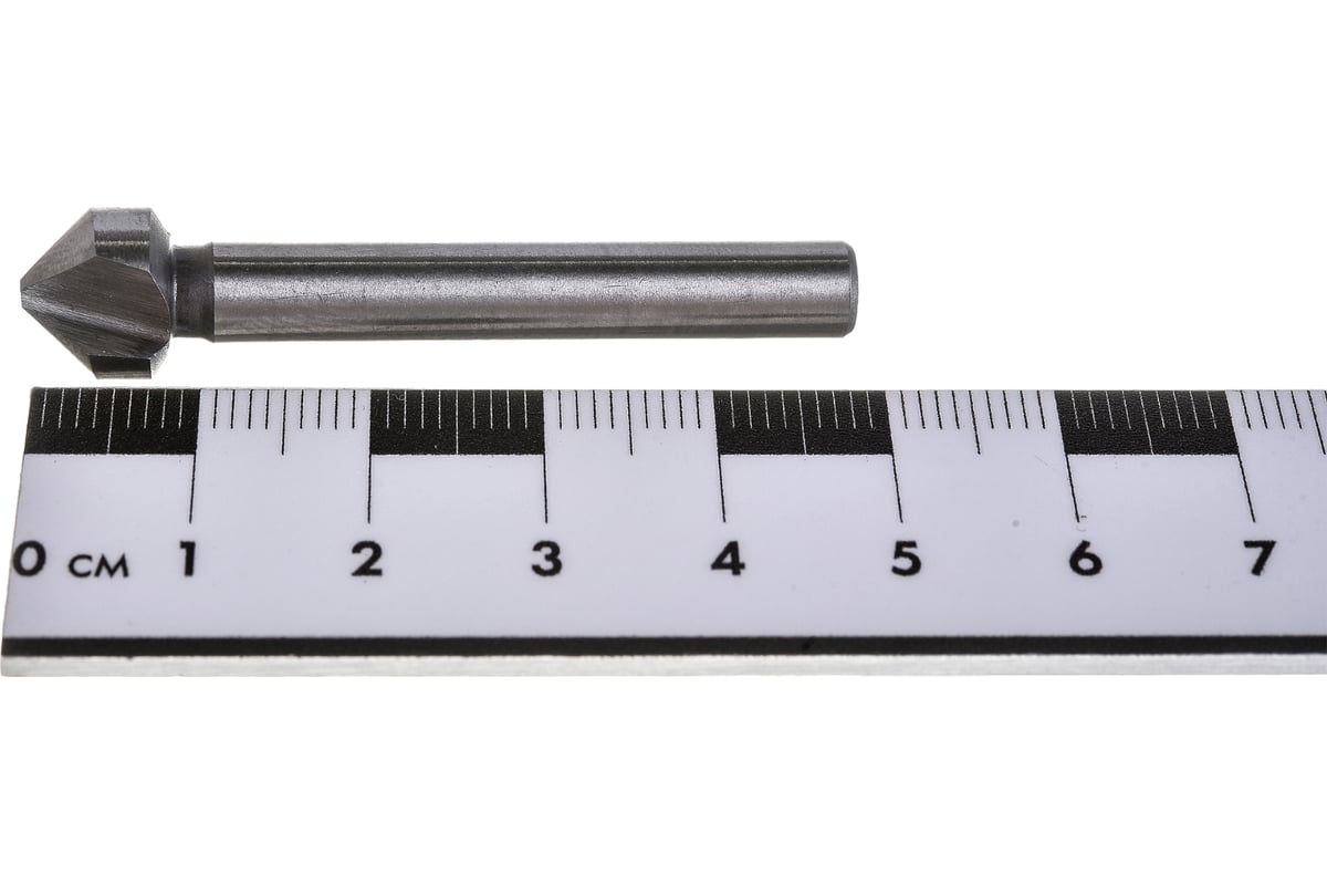 Коническая зенковка по металлу с тремя режущими кромками 10.4 мм .