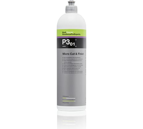 Финишная паста Micro Cut Finish P3.01 404001 с воском карнаубы 1 л Koch Chemie 019421