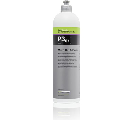 Финишная паста Micro Cut Finish P3.01 404001 с воском карнаубы 1 л Koch Chemie 019421 1
