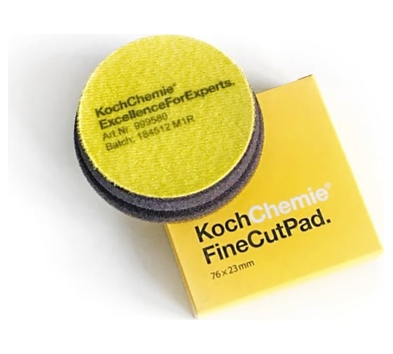 Поролоновый полировальный круг Fine Cut Pad 999580 режущий 76х23 мм Koch Chemie 019425