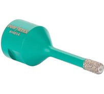 Коронка алмазная Powertex Super Hard, М14, с техническим воском 6х35 мм для дрели и УШМ по плитке 3A2213