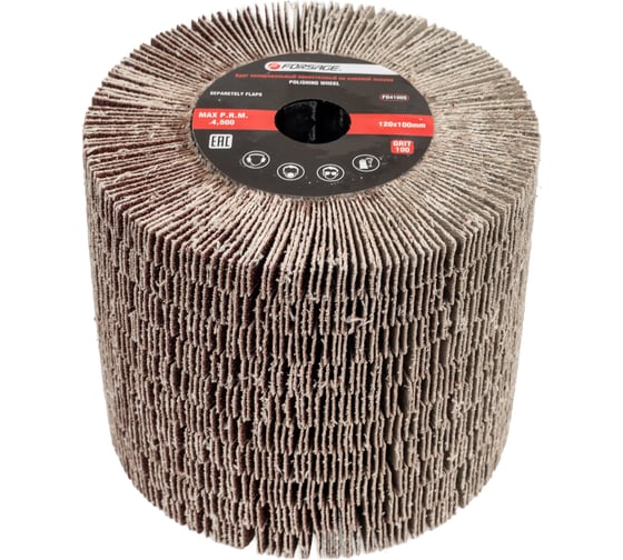 Насадка шлифовальная лепестковая (120х100 мм; Р100) Forsage 49601 F-FD4100S 1