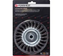 Кордщетка дисковая витая для УШМ 150 мм Forsage 19905 F-BWF106