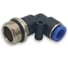 Фитинг Контактная Механика цанговый угловой G1/2, трубка 10мм KZPL10-04G 1
