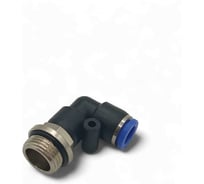 Фитинг Контактная Механика цанговый угловой G3/8, трубка 8мм KZPL08-03G