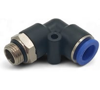 Фитинг Контактная Механика цанговый угловой G1/4, трубка 10мм KZPL10-02G