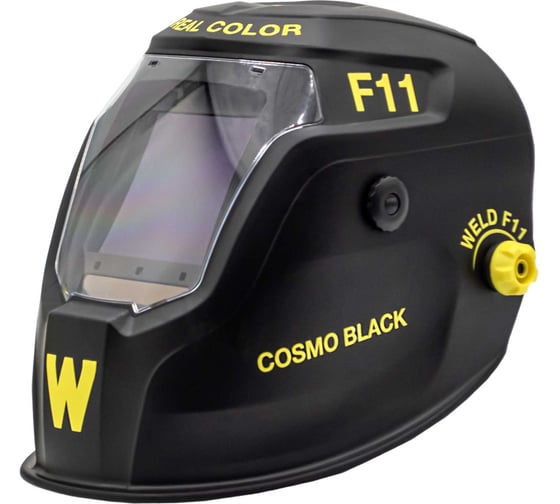 Маска сварочная с автоматическим светофильтром WELD COSMO BLACK F 11 133х114 (DIN 16) Маска Ф 11 1