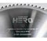 Пильный диск по алюминию и ПВХ HERO 250 х 32, Z80 40654 5