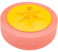 Полировальник поролоновый CLASSIC 150х50 мм, М14, универсальный, оранжевый BlackFox 12385