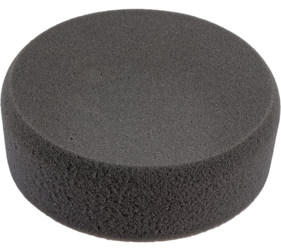 Полировальник поролоновый CLASSIC 150х50 мм, М14, мягкий, черный BlackFox 12390