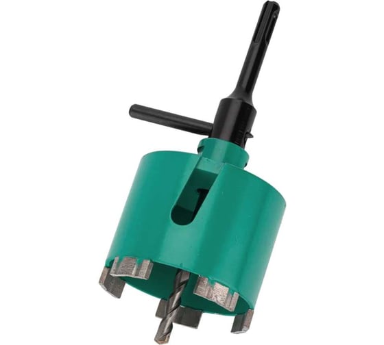 Коронка алмазная Powertex Prof. 7T 82х60 мм для перфораторов по бетону 3A2209 1