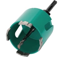 Коронка алмазная Powertex Prof. 6T 72х60 мм для перфораторов по бетону 3A2208