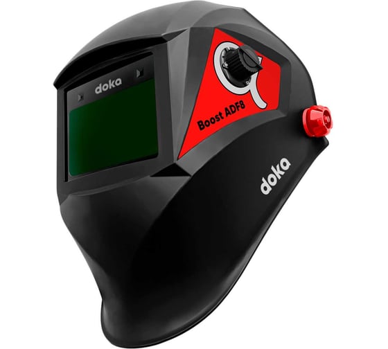 Маска сварочная doka Хамелеон REAL COLOR 100х60 мм, DIN 3/4-8/9-14, 1/1/1/2 Alpha Boost ADF8 1