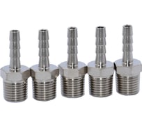 Фитинг елочка KraftWell 6 мм - M1/4, 5 шт KRW-TF614M-5