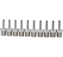 Фитинг елочка KraftWell 6 мм - M1/4, 10 шт KRW-TF614M-10