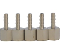 Фитинг елочка KraftWell 6 мм - F1/4, 5 шт KRW-TF614F-5